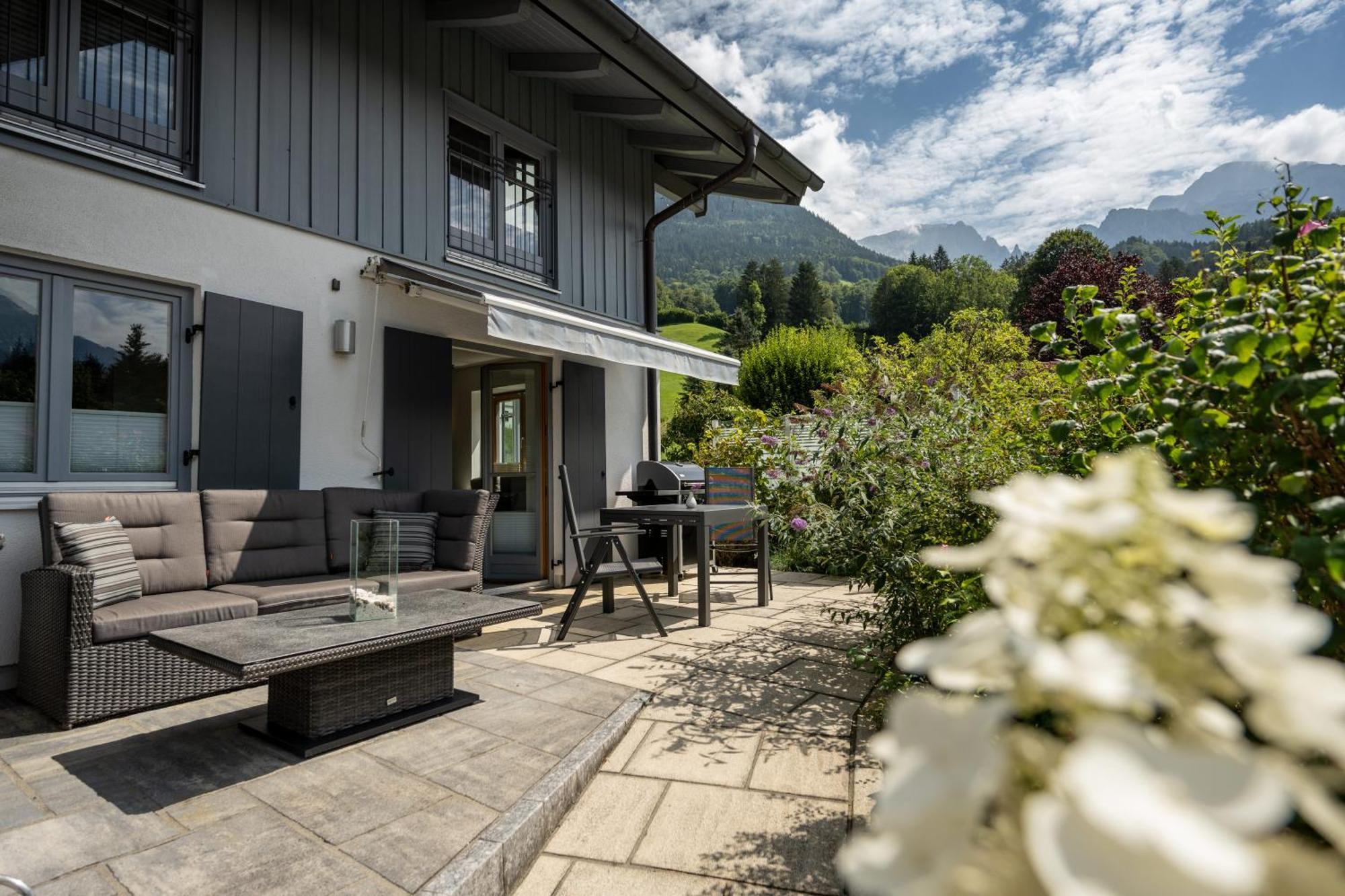 Ferienwohnung Marianne Bergpanorama Fuer Paare 60Qm Berchtesgaden Eksteriør bilde